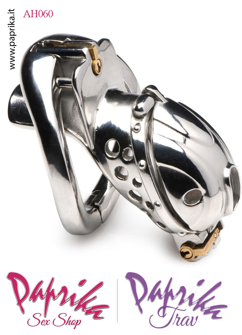 Cintura Di Castità Chastity Cage Maschile Acciaio Inox 2 teste Intercambiabili Cintura Di Castità Chastity Cage Maschile Acciaio Inox 2 teste Intercambiabili