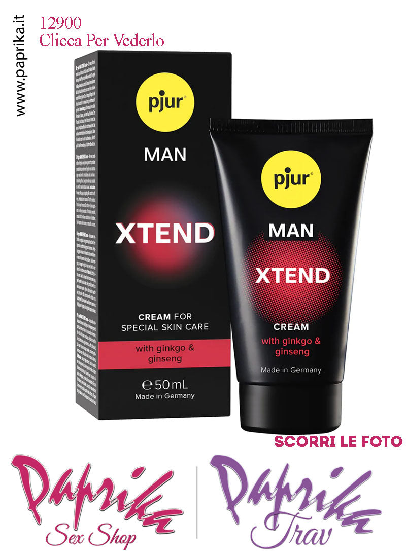 Crema Stimolante Erezione Efficace XTend Pjur Estratti Ginkgo & Ginseng 50 ml Crema Stimolante Erezione Efficace XTend Pjur Estratti Ginkgo & Ginseng 50 ml