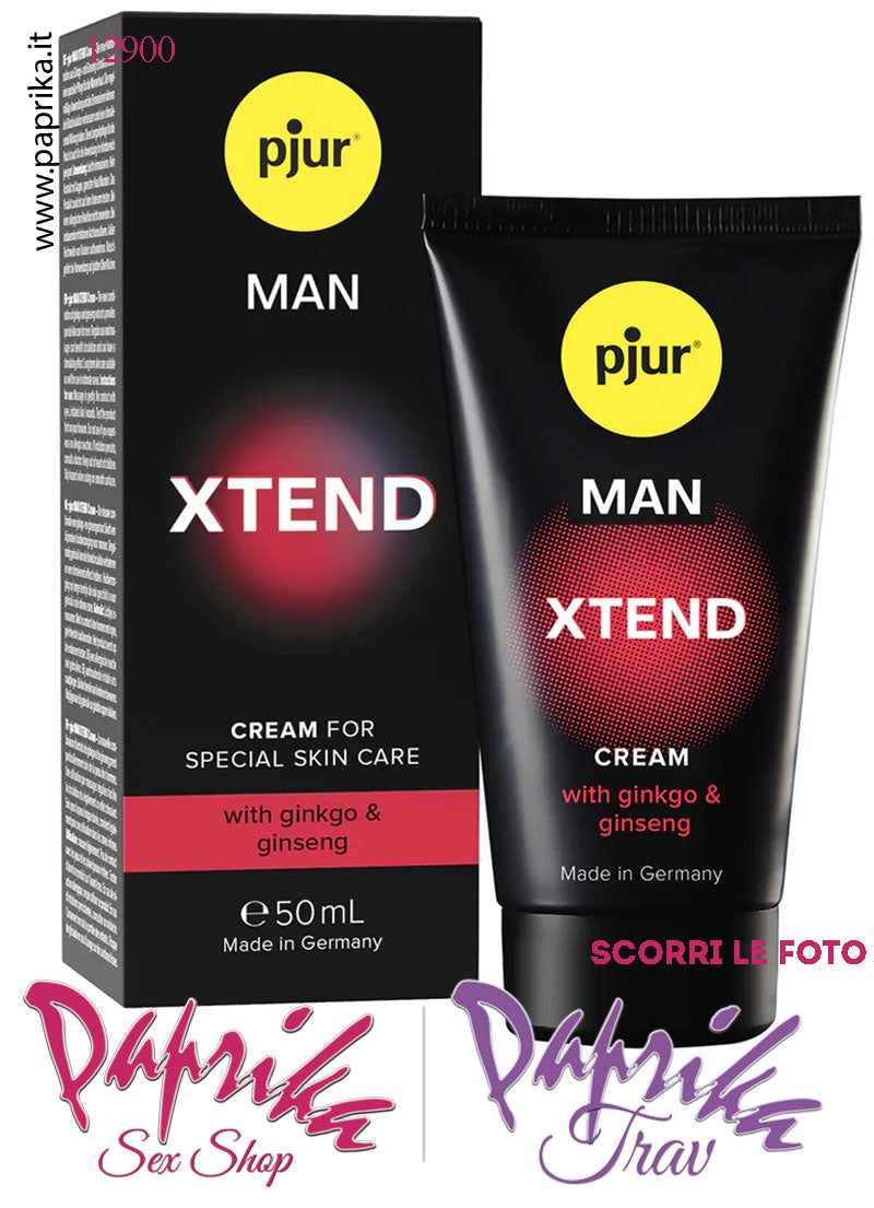Crema Stimolante Erezione Efficace XTend Pjur Estratti Ginkgo & Ginseng 50 ml Crema Stimolante Erezione Efficace XTend Pjur Estratti Ginkgo & Ginseng 50 ml