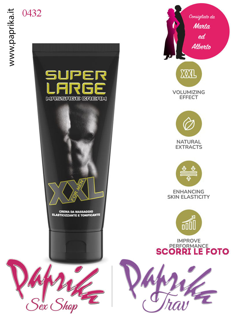 Crema Stimolante Volumizzante Sviluppante Super Large XXL Crema Stimolante Volumizzante Sviluppante Super Large XXL