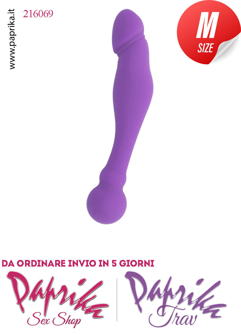 Dildo Vaginale Sagomato Pallina Non Vibrante Silicone Flessibile 18 cm Ø 34 Dildo Vaginale Sagomato Pallina Non Vibrante Silicone Flessibile 18 cm Ø 34