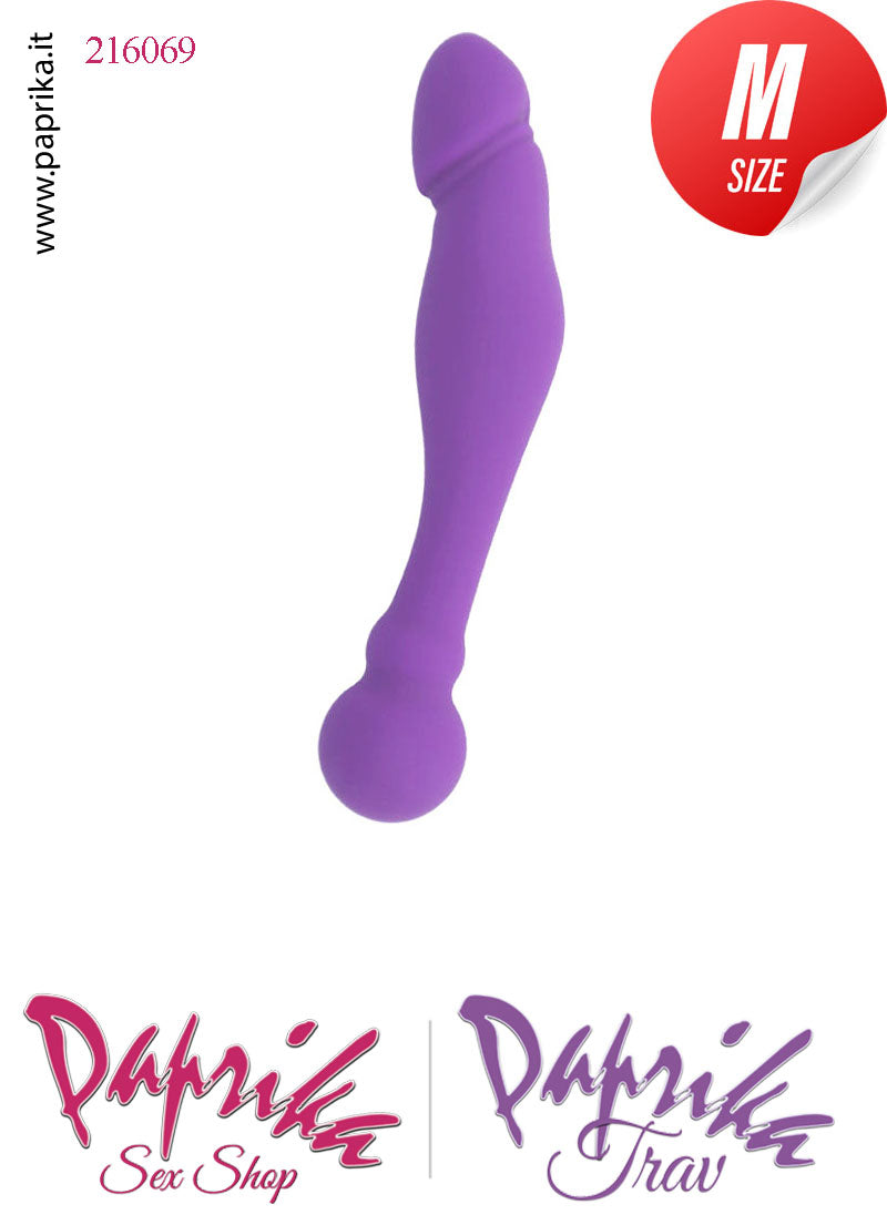Dildo Vaginale Sagomato Pallina Non Vibrante Silicone Flessibile 18 cm Ø 34 Dildo Vaginale Sagomato Pallina Non Vibrante Silicone Flessibile 18 cm Ø 34