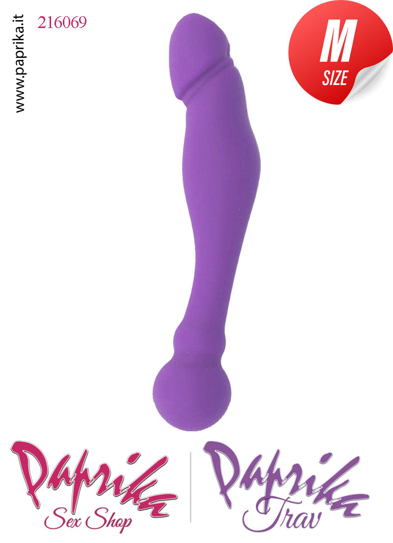 Dildo Vaginale Sagomato Pallina Non Vibrante Silicone Flessibile 18 cm Ø 34 Dildo Vaginale Sagomato Pallina Non Vibrante Silicone Flessibile 18 cm Ø 34