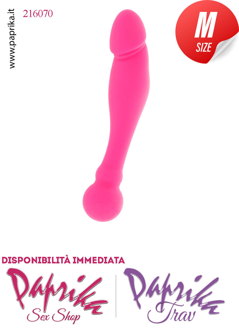 Dildo Vaginale Sagomato Pallina Non Vibrante Silicone Flessibile 18 cm Ø 34 Dildo Vaginale Sagomato Pallina Non Vibrante Silicone Flessibile 18 cm Ø 34