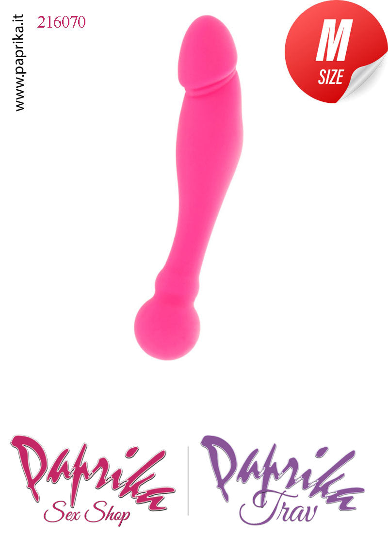 Dildo Vaginale Sagomato Pallina Non Vibrante Silicone Flessibile 18 cm Ø 34 Dildo Vaginale Sagomato Pallina Non Vibrante Silicone Flessibile 18 cm Ø 34