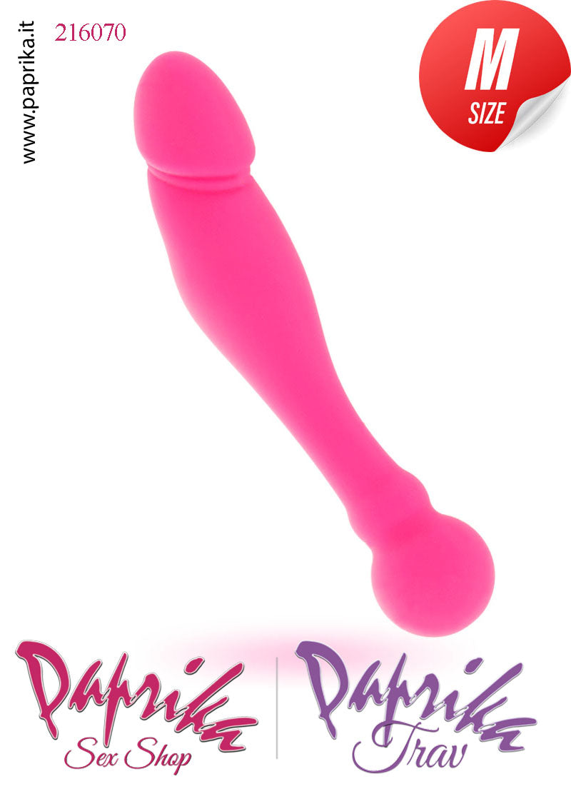 Dildo Vaginale Sagomato Pallina Non Vibrante Silicone Flessibile 18 cm Ø 34 Dildo Vaginale Sagomato Pallina Non Vibrante Silicone Flessibile 18 cm Ø 34