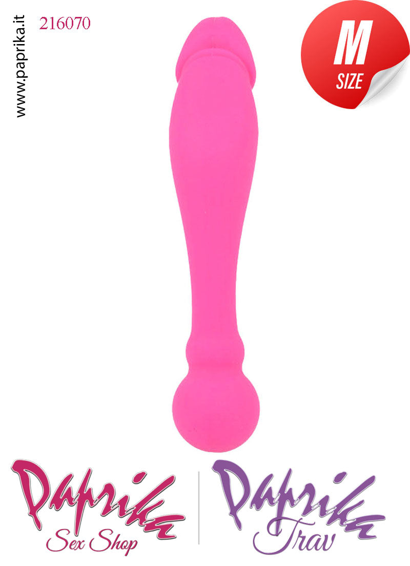 Dildo Vaginale Sagomato Pallina Non Vibrante Silicone Flessibile 18 cm Ø 34 Dildo Vaginale Sagomato Pallina Non Vibrante Silicone Flessibile 18 cm Ø 34