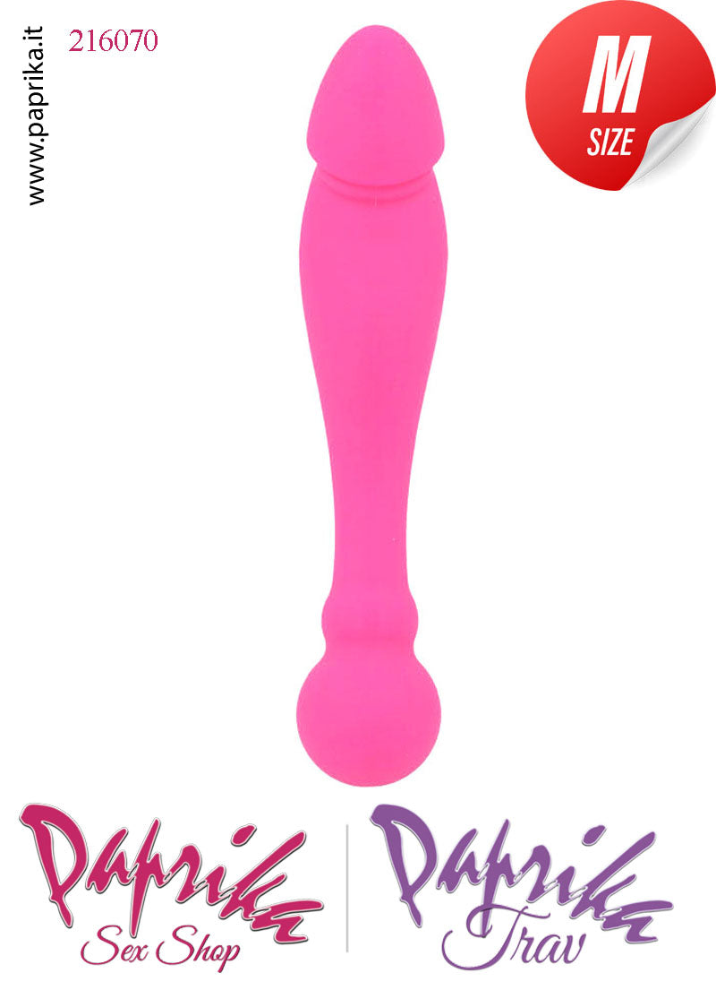 Dildo Vaginale Sagomato Pallina Non Vibrante Silicone Flessibile 18 cm Ø 34 Dildo Vaginale Sagomato Pallina Non Vibrante Silicone Flessibile 18 cm Ø 34