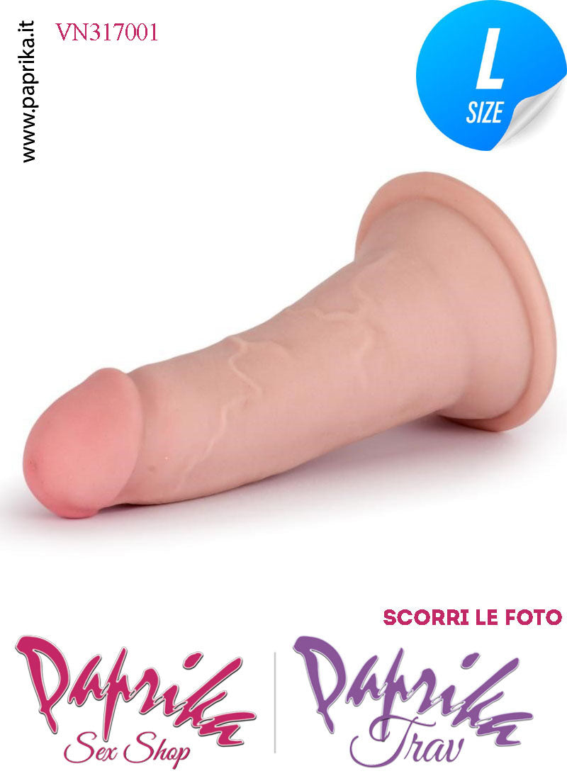 Dildo Fallo Unisex TPE Tripla Densità Non Vibrante 14 cm Ø 33/42 Ventosa Dildo Fallo Unisex TPE Tripla Densità Non Vibrante 14 cm Ø 33/42 Ventosa