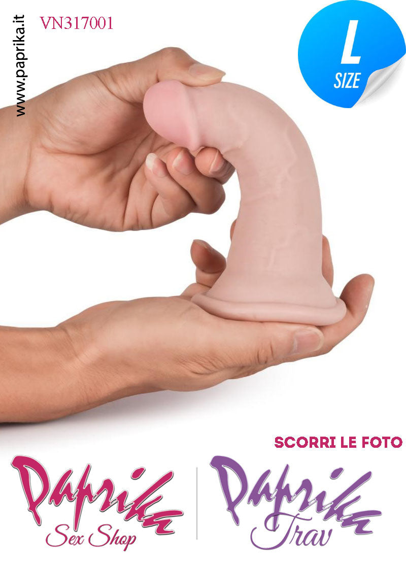 Dildo Fallo Unisex TPE Tripla Densità Non Vibrante 14 cm Ø 33/42 Ventosa Dildo Fallo Unisex TPE Tripla Densità Non Vibrante 14 cm Ø 33/42 Ventosa