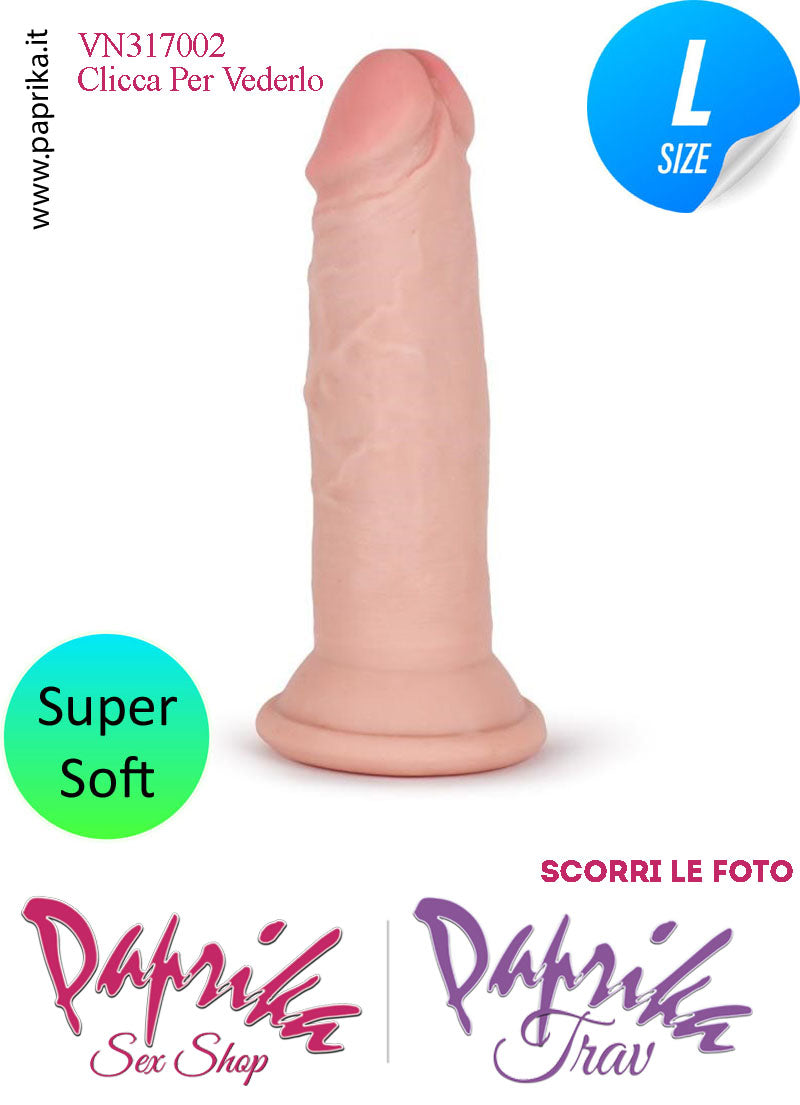 Dildo Fallo Unisex TPE Tripla Densità Non Vibrante 16 cm Ø 42 Ventosa Dildo Fallo Unisex TPE Tripla Densità Non Vibrante 16 cm Ø 42 Ventosa
