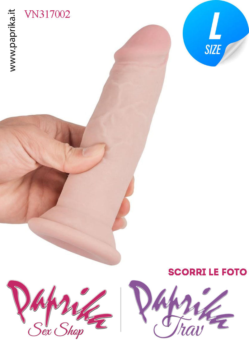 Dildo Fallo Unisex TPE Tripla Densità Non Vibrante 16 cm Ø 42 Ventosa Dildo Fallo Unisex TPE Tripla Densità Non Vibrante 16 cm Ø 42 Ventosa