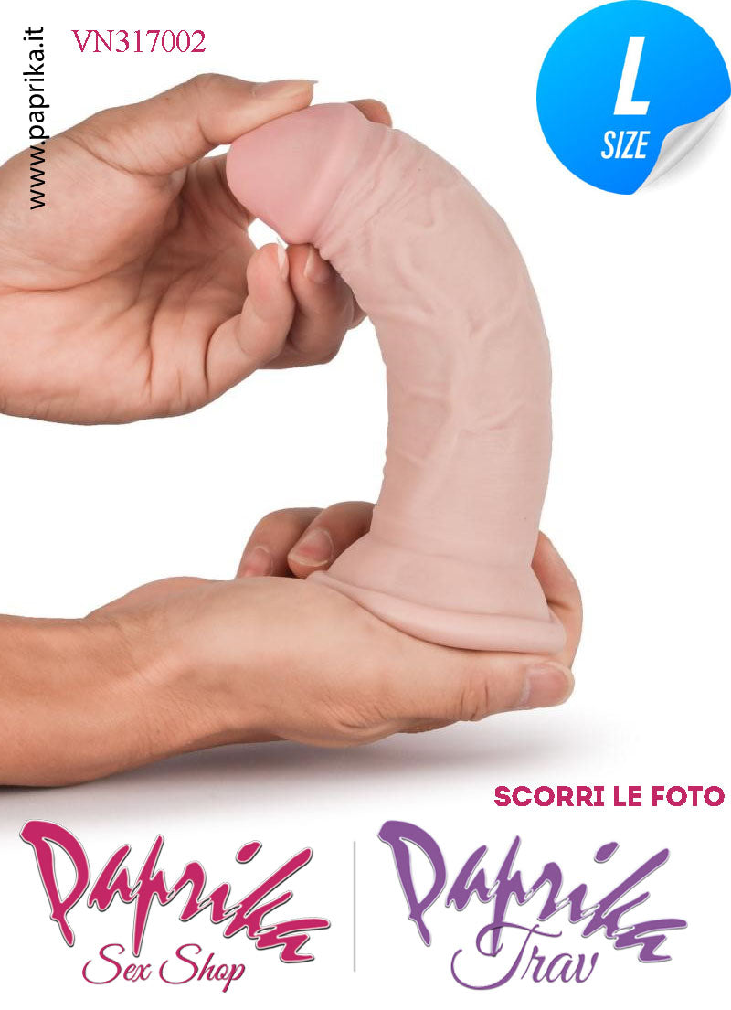 Dildo Fallo Unisex TPE Tripla Densità Non Vibrante 16 cm Ø 42 Ventosa Dildo Fallo Unisex TPE Tripla Densità Non Vibrante 16 cm Ø 42 Ventosa