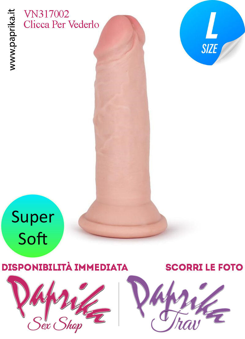 Dildo Fallo Unisex TPE Tripla Densità Non Vibrante 16 cm Ø 42 Ventosa Dildo Fallo Unisex TPE Tripla Densità Non Vibrante 16 cm Ø 42 Ventosa