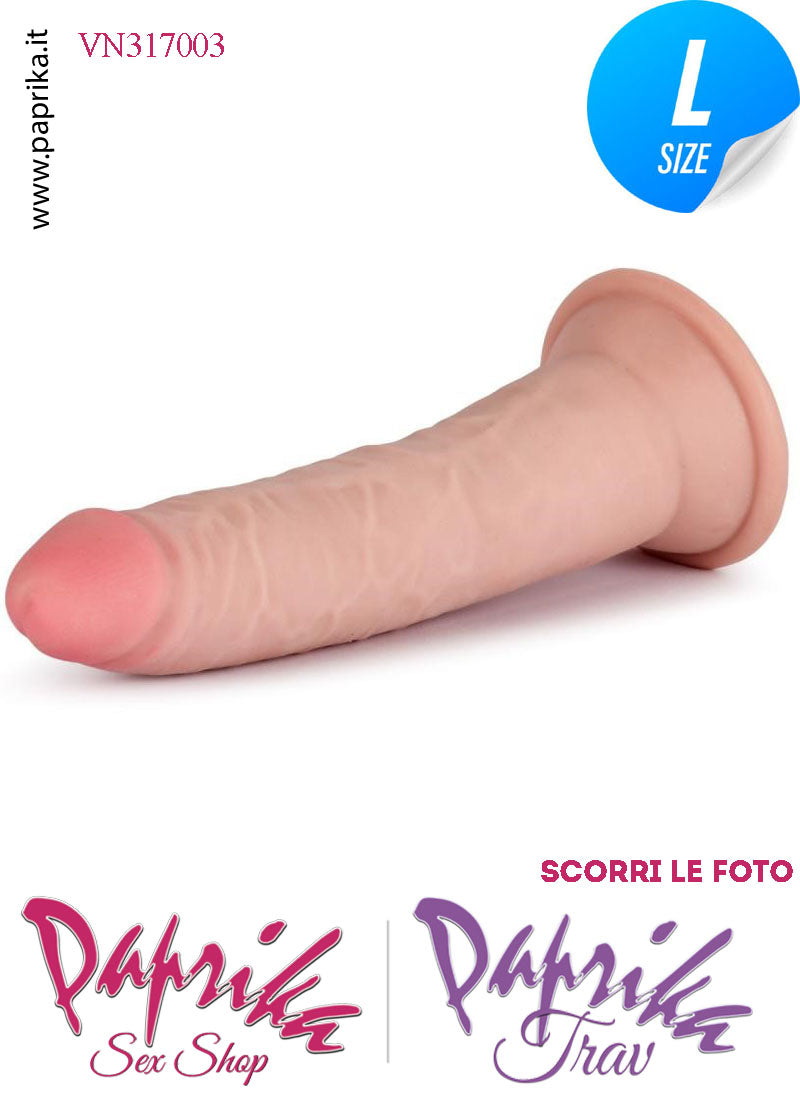 Dildo Fallo Unisex TPE Tripla Densità Non Vibrante 18 cm Ø 35 Ventosa Dildo Fallo Unisex TPE Tripla Densità Non Vibrante 18 cm Ø 35 Ventosa