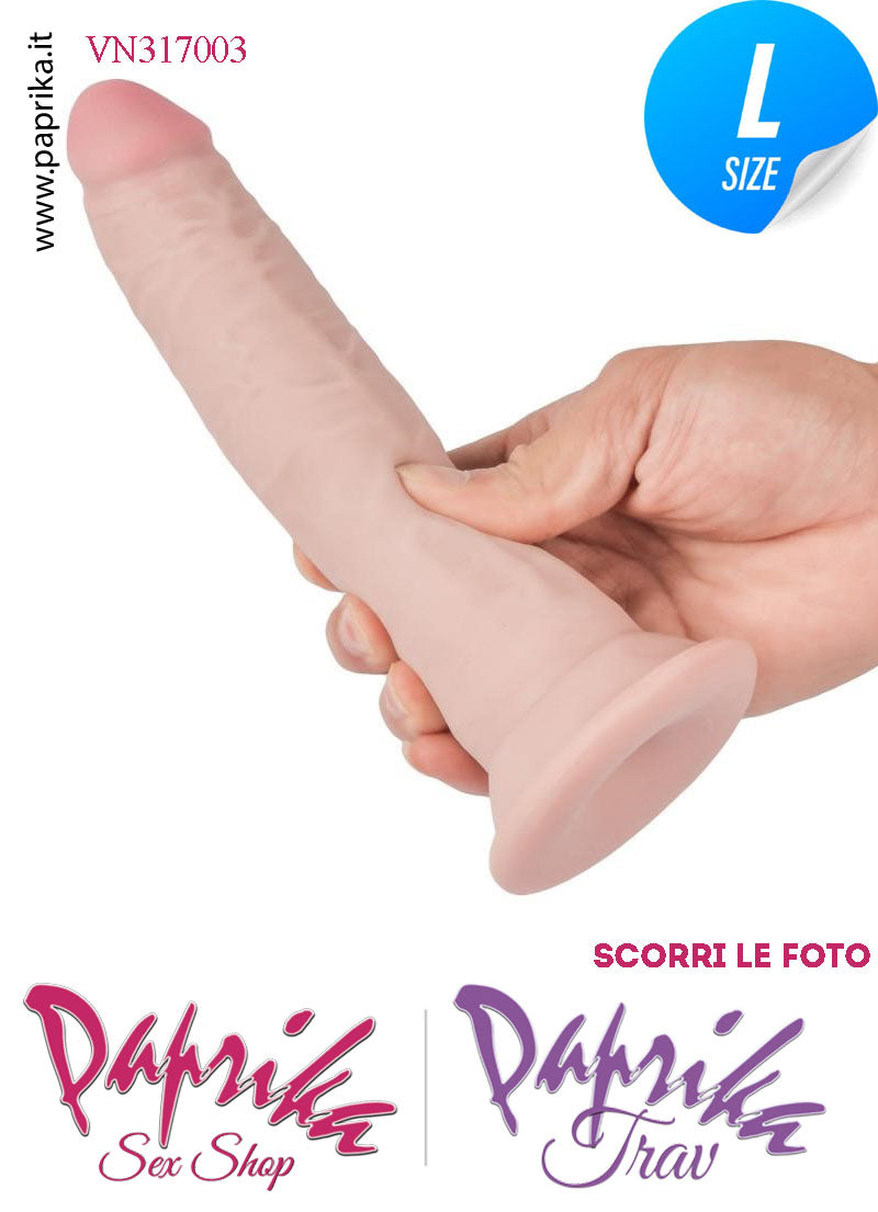 Dildo Fallo Unisex TPE Tripla Densità Non Vibrante 18 cm Ø 35 Ventosa Dildo Fallo Unisex TPE Tripla Densità Non Vibrante 18 cm Ø 35 Ventosa