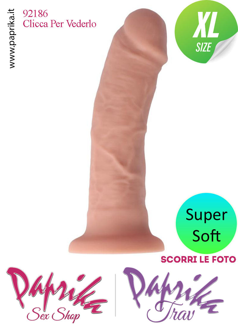 Dildo Ventosa ExtraLarge Unisex Silicone Super Soft 20 cm Ø 48 Non Vibrante Dildo Ventosa ExtraLarge Unisex Silicone Super Soft 20 cm Ø 48 Non Vibrante