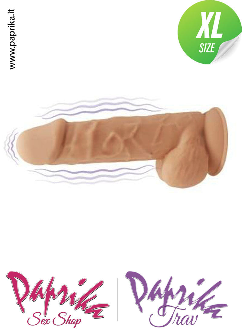 Vibratore Fallo ExtraLarge 20 cm Ø 54 Termoreattivo Riscaldabile Vibratore Fallo ExtraLarge 20 cm Ø 54 Termoreattivo Riscaldabile