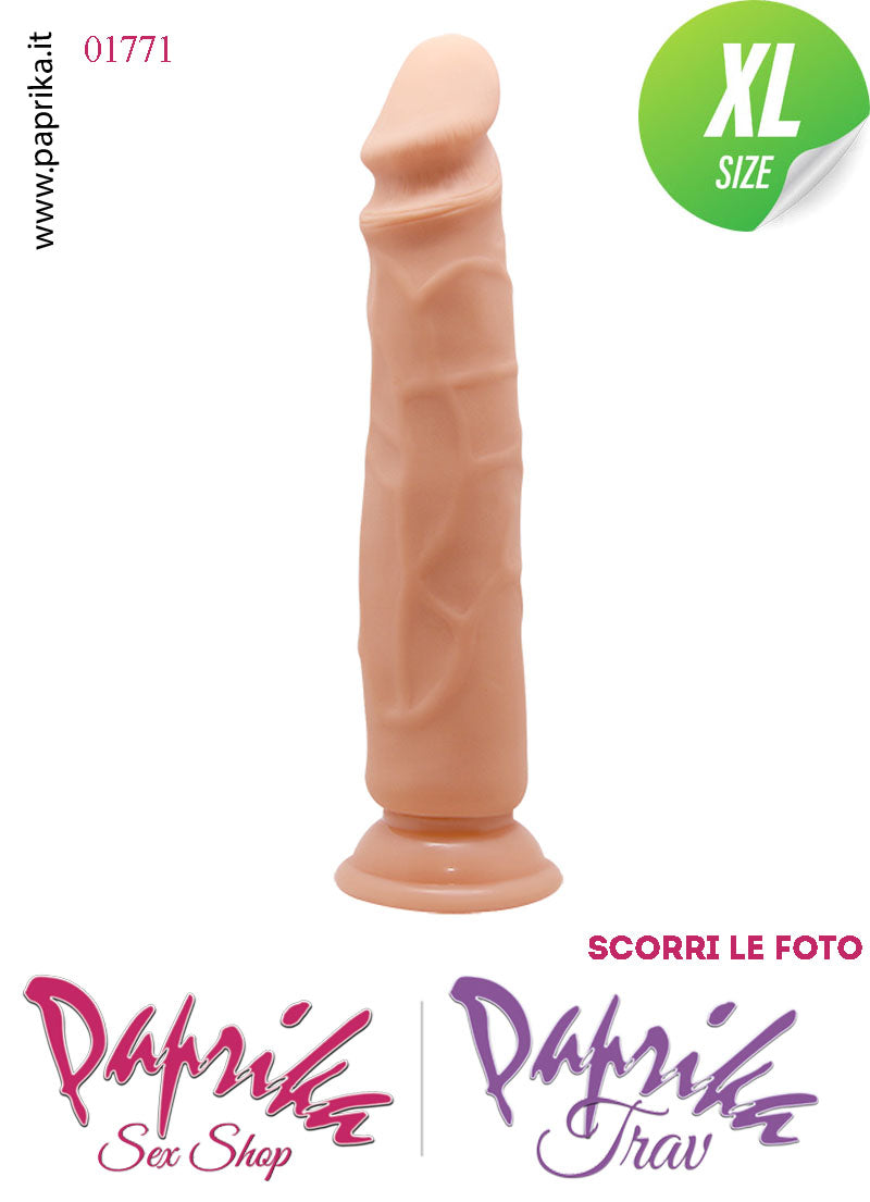 Dildo Non Vibrante Tpe Flessibile Anima Interna 25 cm Ø 47 Ventosa Dildo Non Vibrante Tpe Flessibile Anima Interna 25 cm Ø 47 Ventosa