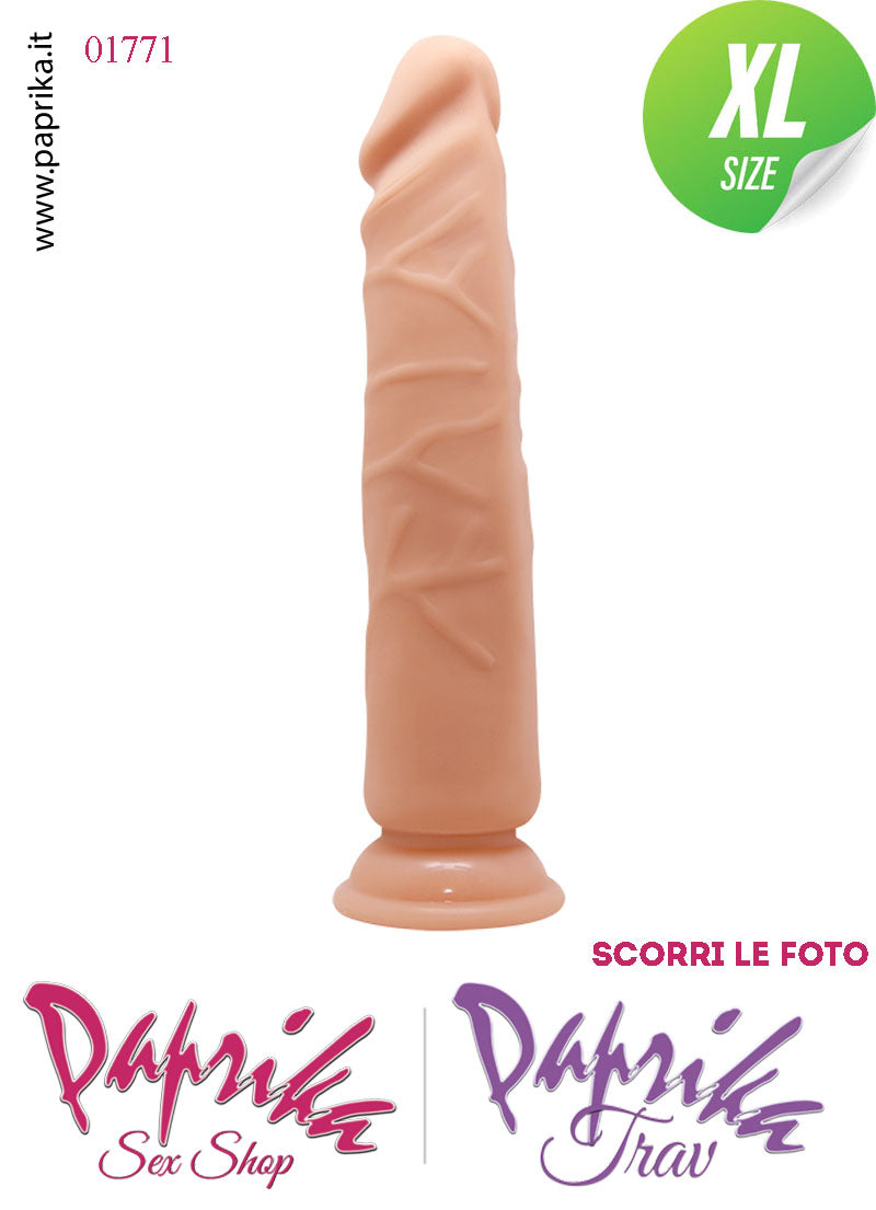 Dildo Non Vibrante Tpe Flessibile Anima Interna 25 cm Ø 47 Ventosa Dildo Non Vibrante Tpe Flessibile Anima Interna 25 cm Ø 47 Ventosa