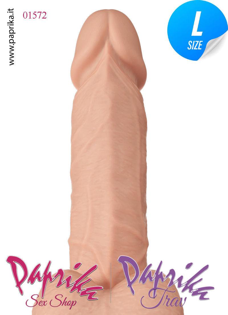 Fallo Testicoli Large Unisex TPR 19 cm Ø 43 Ventosa Non Vibrante Fallo Testicoli Large Unisex TPR 19 cm Ø 43 Ventosa Non Vibrante