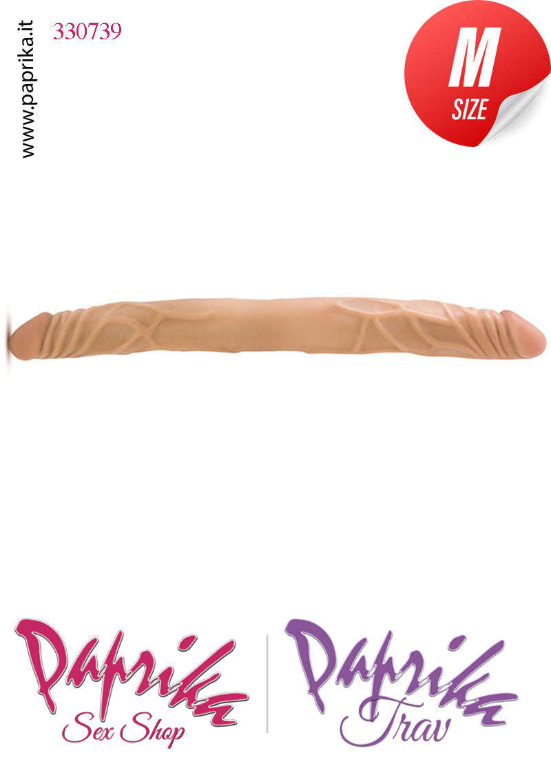 Fallo Doppio 2 Estremità 2 Partner Non Vibrante 36 cm Ø 35 Pvc Flessibile Fallo Doppio 2 Estremità 2 Partner Non Vibrante 36 cm Ø 35 Pvc Flessibile