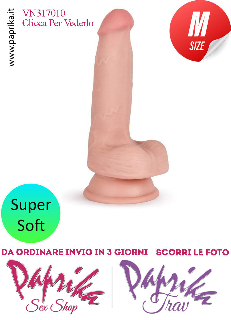 Fallo Testicoli TPE Tripla Densità Non Vibrante 16 cm Ø 35 Unisex Ventosa Fallo Testicoli TPE Tripla Densità Non Vibrante 16 cm Ø 35 Unisex Ventosa