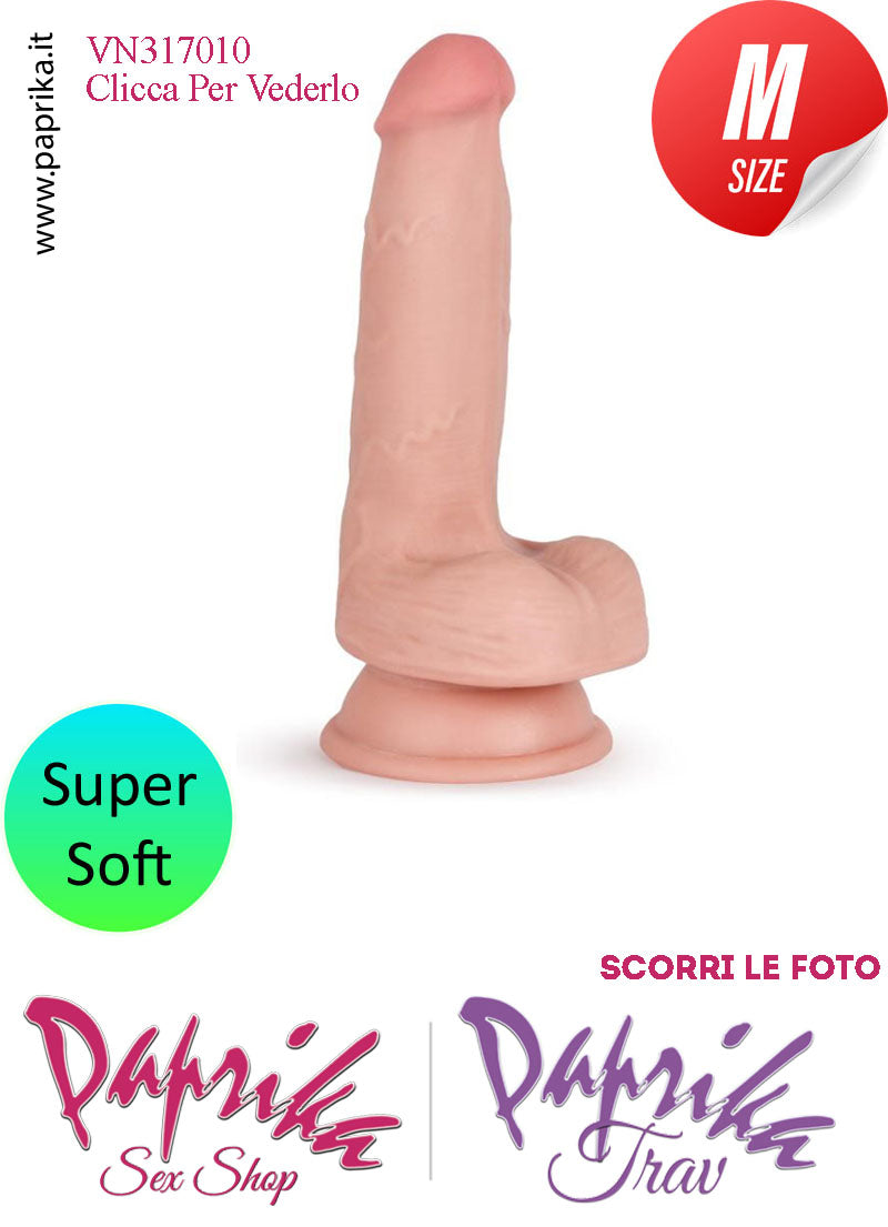 Fallo Testicoli TPE Tripla Densità Non Vibrante 16 cm Ø 35 Unisex Ventosa Fallo Testicoli TPE Tripla Densità Non Vibrante 16 cm Ø 35 Unisex Ventosa