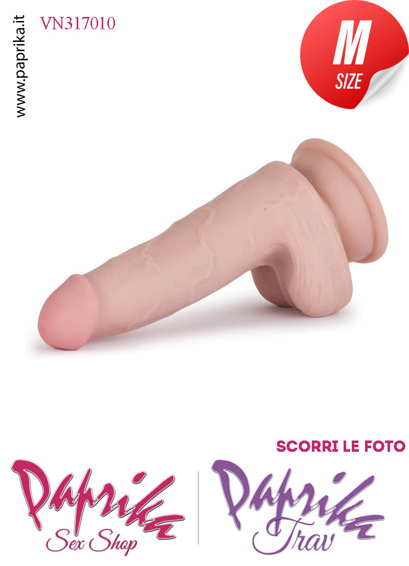 Fallo Testicoli TPE Tripla Densità Non Vibrante 16 cm Ø 35 Unisex Ventosa Fallo Testicoli TPE Tripla Densità Non Vibrante 16 cm Ø 35 Unisex Ventosa