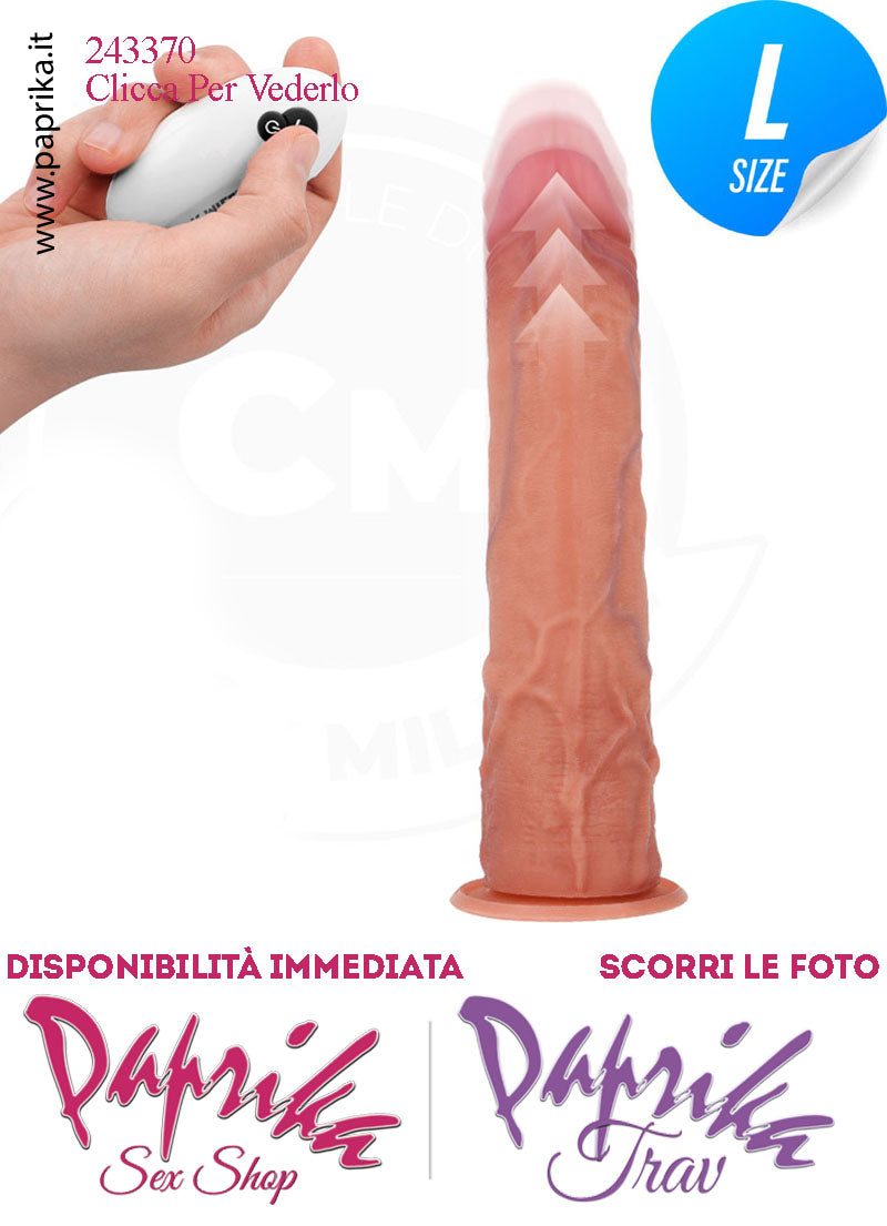 Vibratore & Su e Giù Silicone Ventosa 7 Velocità Venature Stimolanti 20 cm Ø 40 Vibratore & Su e Giù Silicone Ventosa 7 Velocità Venature Stimolanti 20 cm Ø 40