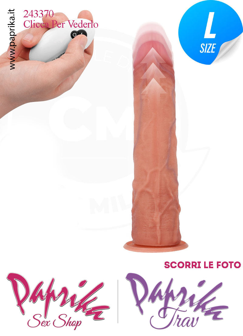 Vibratore & Su e Giù Silicone Ventosa 7 Velocità Venature Stimolanti 20 cm Ø 40 Vibratore & Su e Giù Silicone Ventosa 7 Velocità Venature Stimolanti 20 cm Ø 40