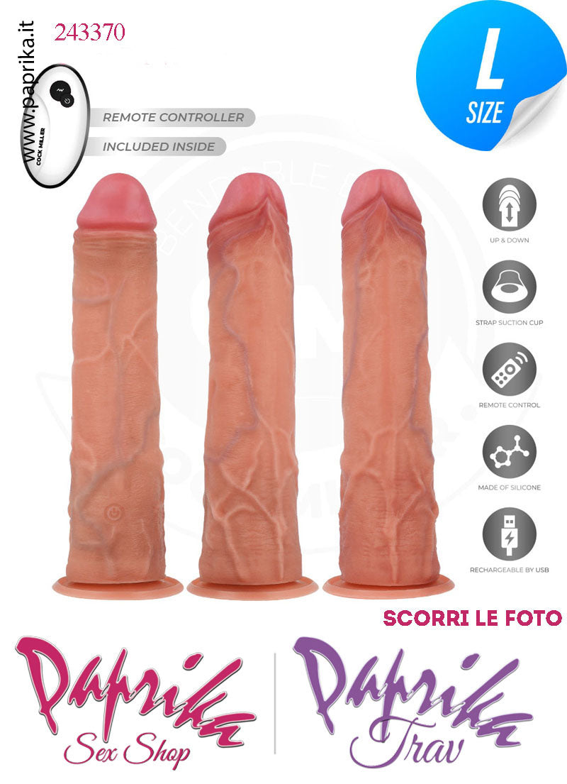 Vibratore & Su e Giù Silicone Ventosa 7 Velocità Venature Stimolanti 20 cm Ø 40 Vibratore & Su e Giù Silicone Ventosa 7 Velocità Venature Stimolanti 20 cm Ø 40