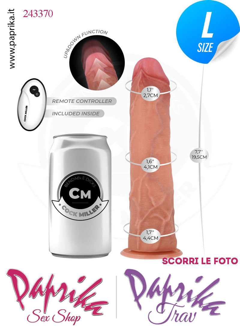 Vibratore & Su e Giù Silicone Ventosa 7 Velocità Venature Stimolanti 20 cm Ø 40 Vibratore & Su e Giù Silicone Ventosa 7 Velocità Venature Stimolanti 20 cm Ø 40