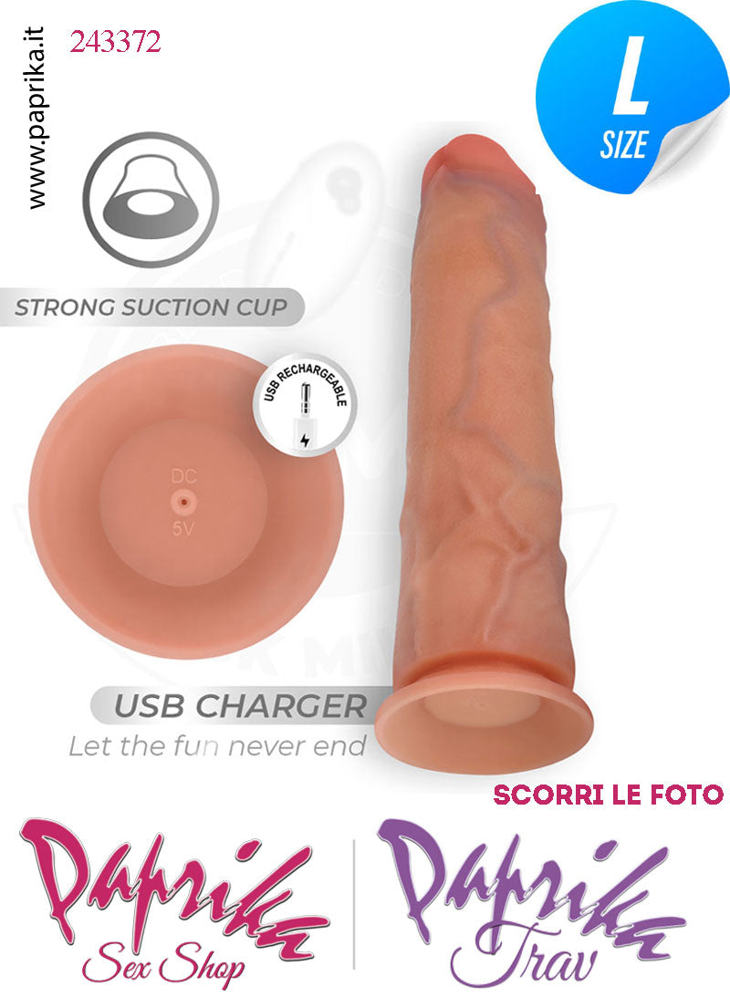 Vibratore & Su e Giù Silicone Ventosa 7 Velocità Venature Stimolanti 21 cm Ø 42 Vibratore & Su e Giù Silicone Ventosa 7 Velocità Venature Stimolanti 21 cm Ø 42