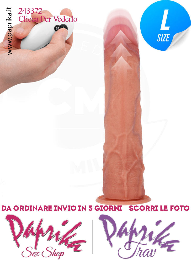 Vibratore & Su e Giù Silicone Ventosa 7 Velocità Venature Stimolanti 21 cm Ø 42 Vibratore & Su e Giù Silicone Ventosa 7 Velocità Venature Stimolanti 21 cm Ø 42