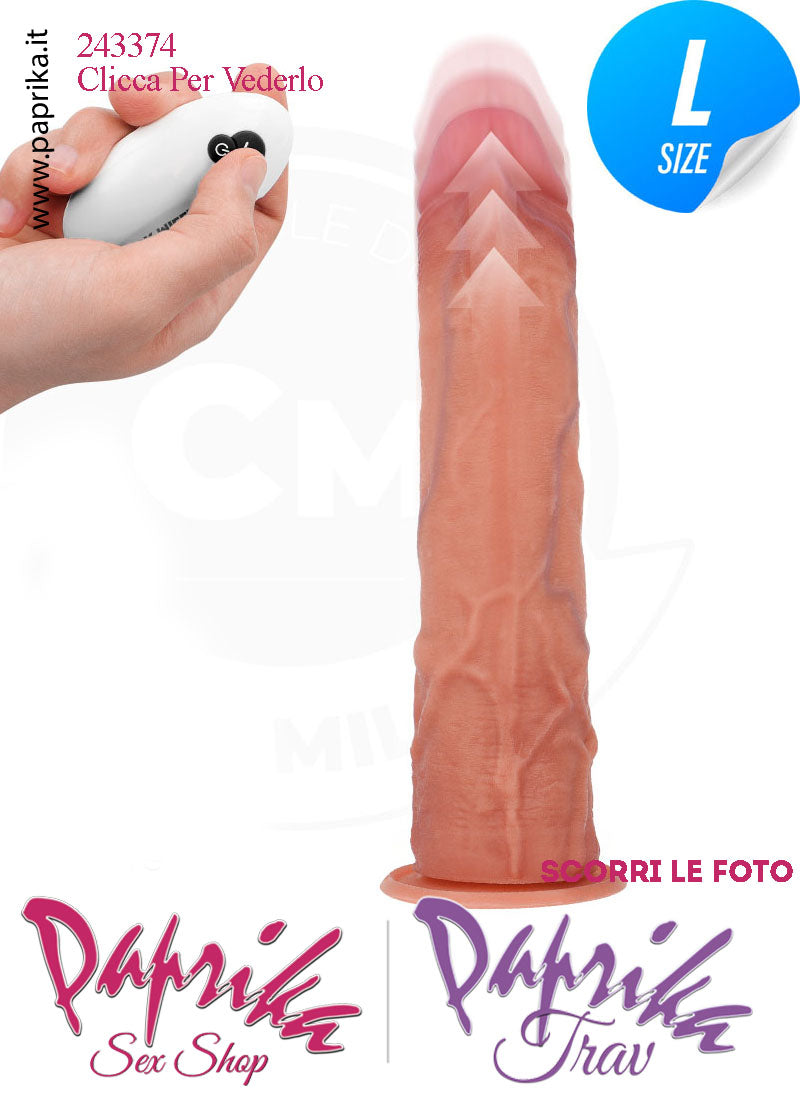 Vibratore & Su e Giù Silicone Ventosa 7 Velocità Venature Stimolanti 22 cm Ø 45 Vibratore & Su e Giù Silicone Ventosa 7 Velocità Venature Stimolanti 22 cm Ø 45