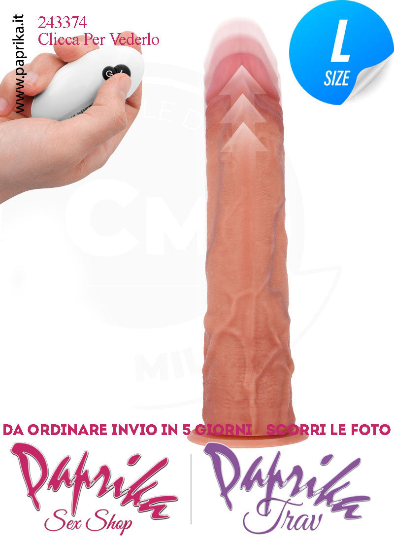 Vibratore & Su e Giù Silicone Ventosa 7 Velocità Venature Stimolanti 22 cm Ø 45 Vibratore & Su e Giù Silicone Ventosa 7 Velocità Venature Stimolanti 22 cm Ø 45