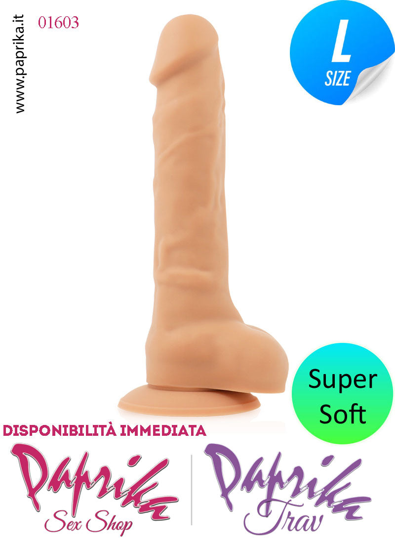 Fallo Testicoli Medium Silicone Non Vibrante 20 cm Ø 41 Unisex Ventosa Fallo Testicoli Medium Silicone Non Vibrante 20 cm Ø 41 Unisex Ventosa