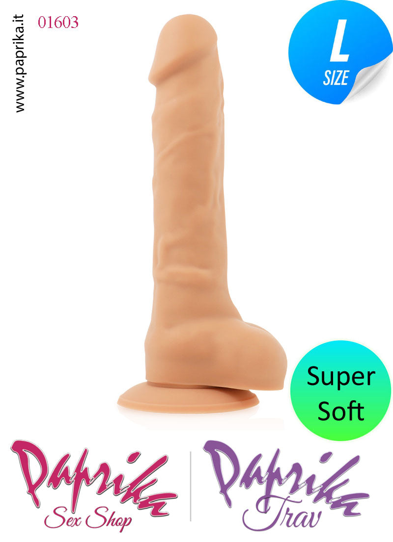 Fallo Testicoli Medium Silicone Non Vibrante 20 cm Ø 41 Unisex Ventosa Fallo Testicoli Medium Silicone Non Vibrante 20 cm Ø 41 Unisex Ventosa