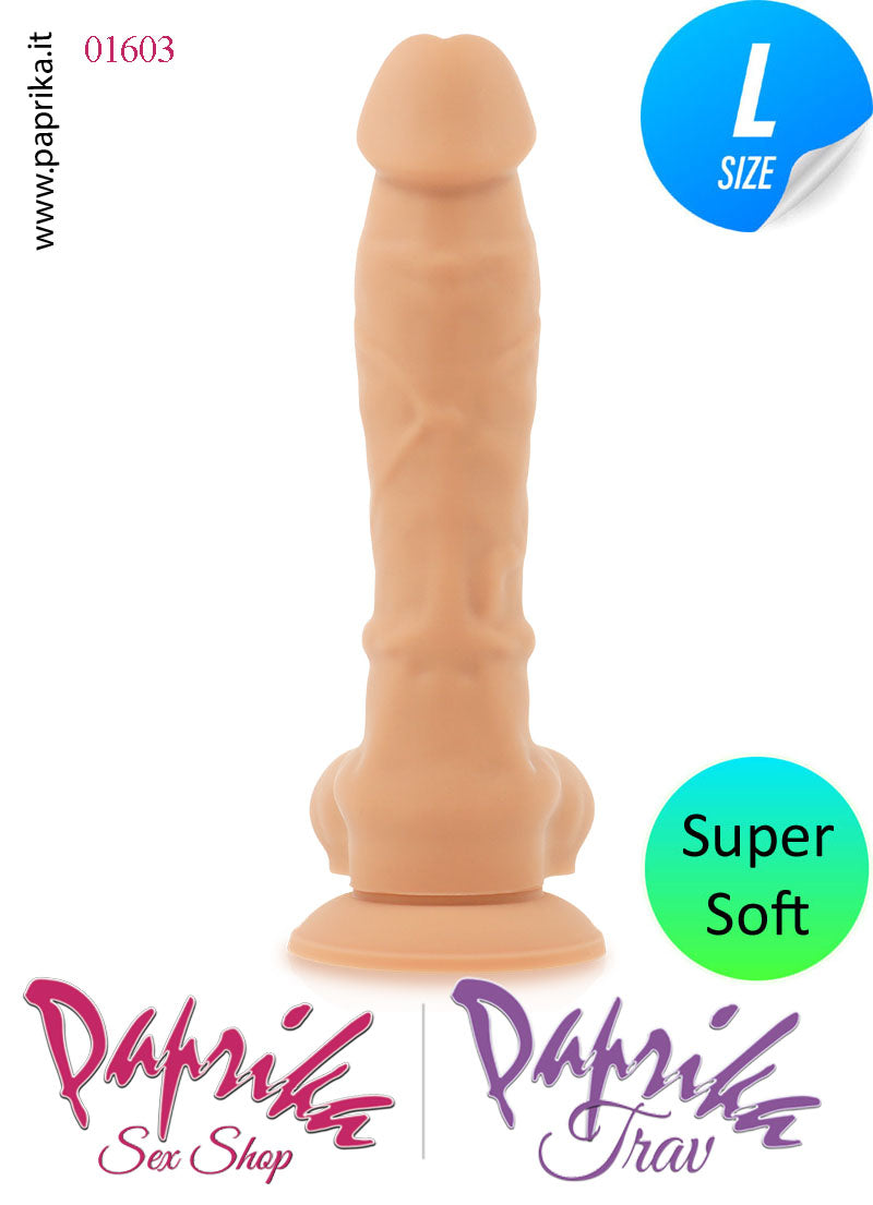 Fallo Testicoli Medium Silicone Non Vibrante 20 cm Ø 41 Unisex Ventosa Fallo Testicoli Medium Silicone Non Vibrante 20 cm Ø 41 Unisex Ventosa