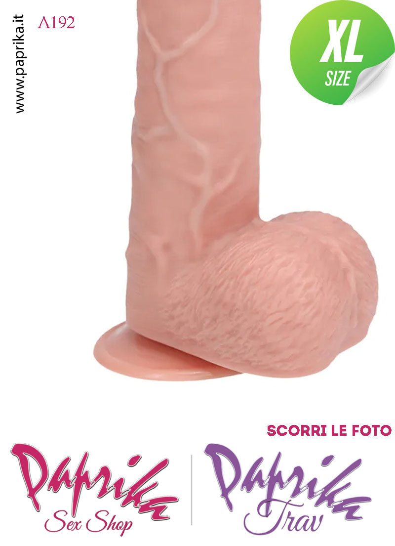 Fallo Rotante e Vibrante Pvc Ventosa Venature Stimolanti 21 cm Ø 45 Fallo Rotante e Vibrante Pvc Ventosa Venature Stimolanti 21 cm Ø 45