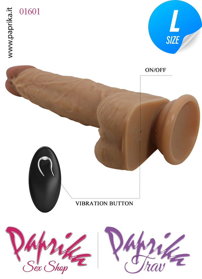 Fallo Su e Giù Vibrante Telecomandato Silicone Ventosa 20 cm Ø 40 Fallo Su e Giù Vibrante Telecomandato Silicone Ventosa 20 cm Ø 40