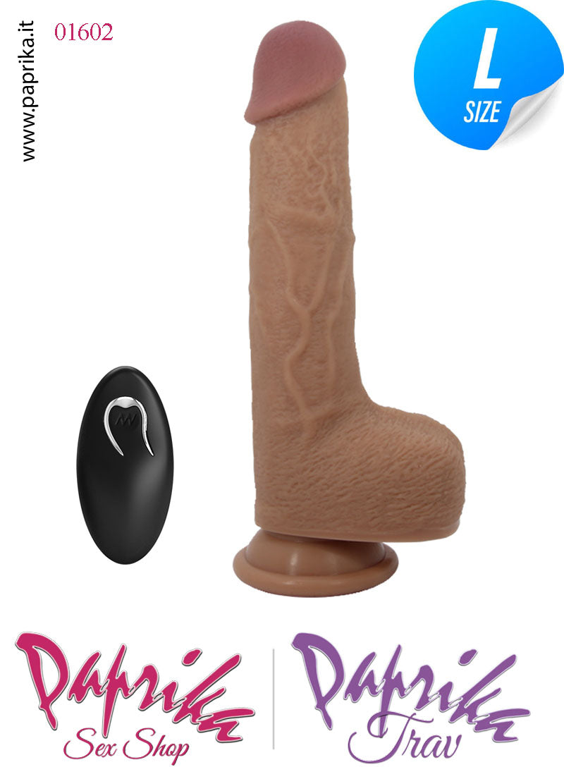 Fallo Su e Giù Vibrante Telecomandato Silicone Ventosa 20 cm Ø 43 Fallo Su e Giù Vibrante Telecomandato Silicone Ventosa 20 cm Ø 43