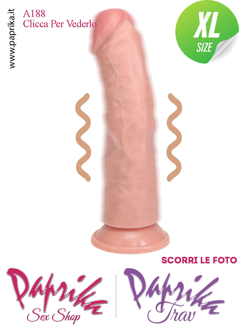 Fallo Vibrante Pvc Ventosa Venature Stimolanti 10 Velocità 20 cm Ø 45 Fallo Vibrante Pvc Ventosa Venature Stimolanti 10 Velocità 20 cm Ø 45