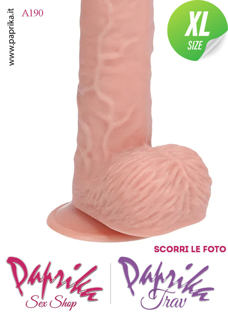 Fallo Vibrante Pvc Ventosa Venature Stimolanti 10 Velocità 23 cm Ø 49 Fallo Vibrante Pvc Ventosa Venature Stimolanti 10 Velocità 23 cm Ø 49