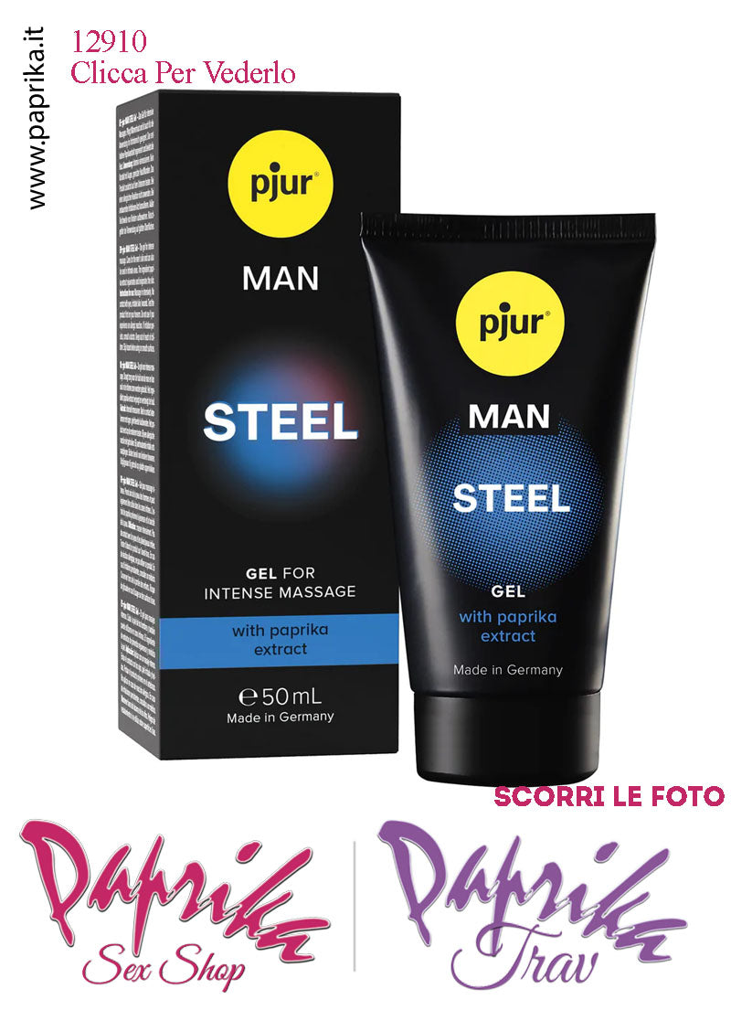 Gel Stimolante Erezione Efficace Steel Pjur Estratti Paprika 50 ml Gel Stimolante Erezione Efficace Steel Pjur Estratti Paprika 50 ml