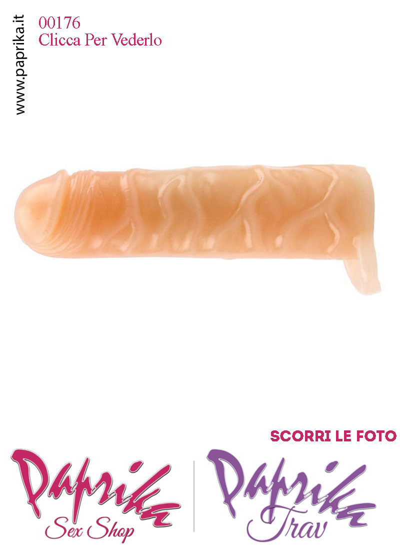 Guaina Morbida Ingrossamento Pene Tpe Anello Testicoli Elasticizzato 18 CM Ø 45 Guaina Morbida Ingrossamento Pene Tpe Anello Testicoli Elasticizzato 18 CM Ø 45