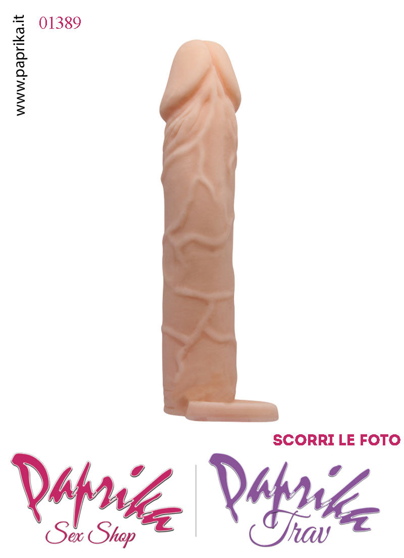 Prolunga Guaina Allungamento Pene 5 cm Anello Elasticizzato Testicoli Prolunga Guaina Allungamento Pene 5 cm Anello Elasticizzato Testicoli