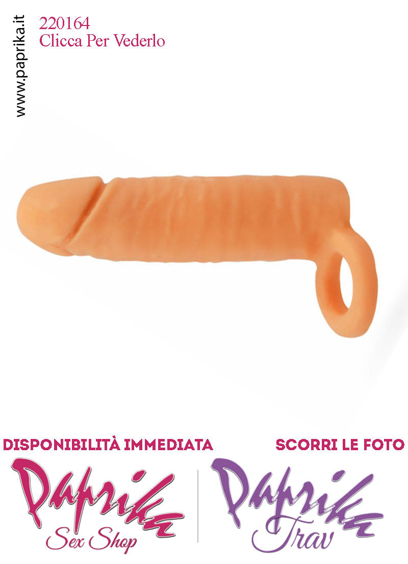 Prolunga Guaina Allunga Pene 5 cm Tpe Anello Testicoli Morbidissima Prolunga Guaina Allunga Pene 5 cm Tpe Anello Testicoli Morbidissima