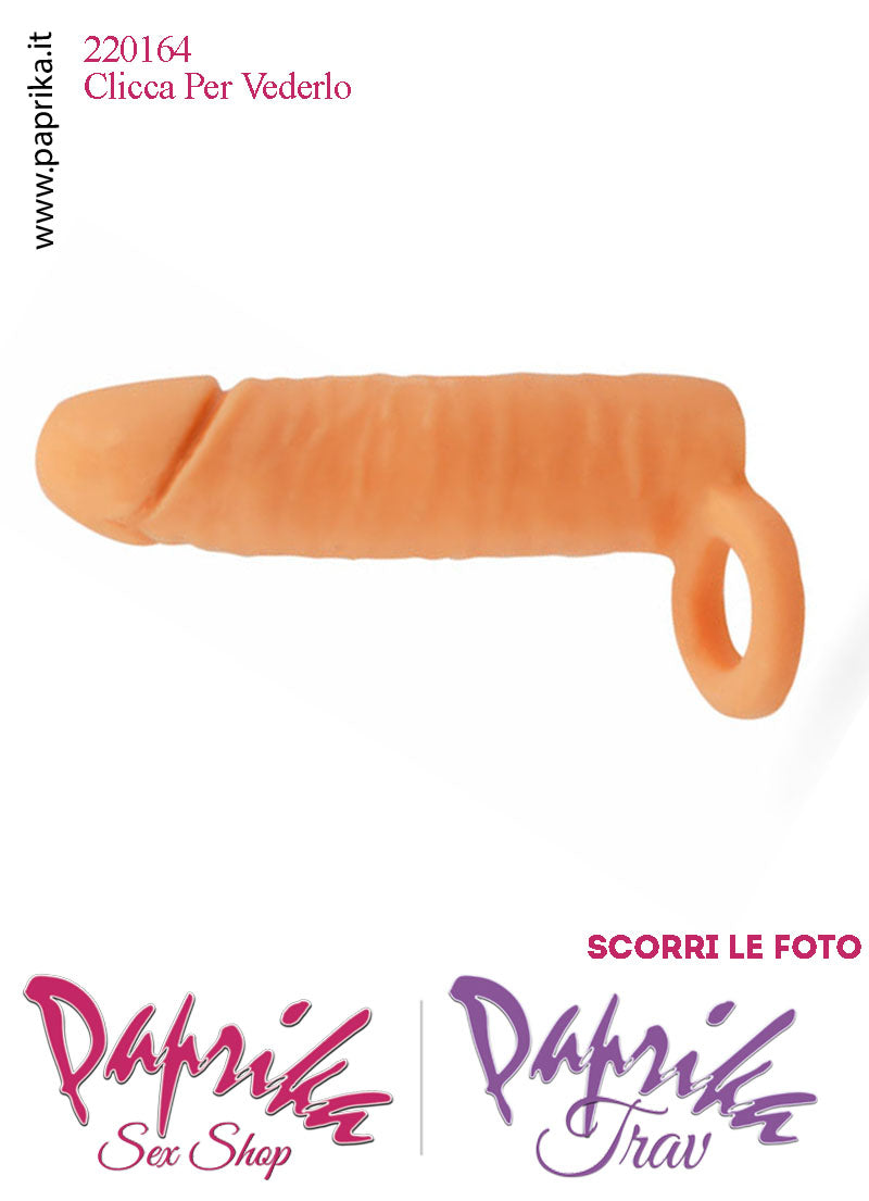 Prolunga Guaina Allunga Pene 5 cm Tpe Anello Testicoli Morbidissima Prolunga Guaina Allunga Pene 5 cm Tpe Anello Testicoli Morbidissima